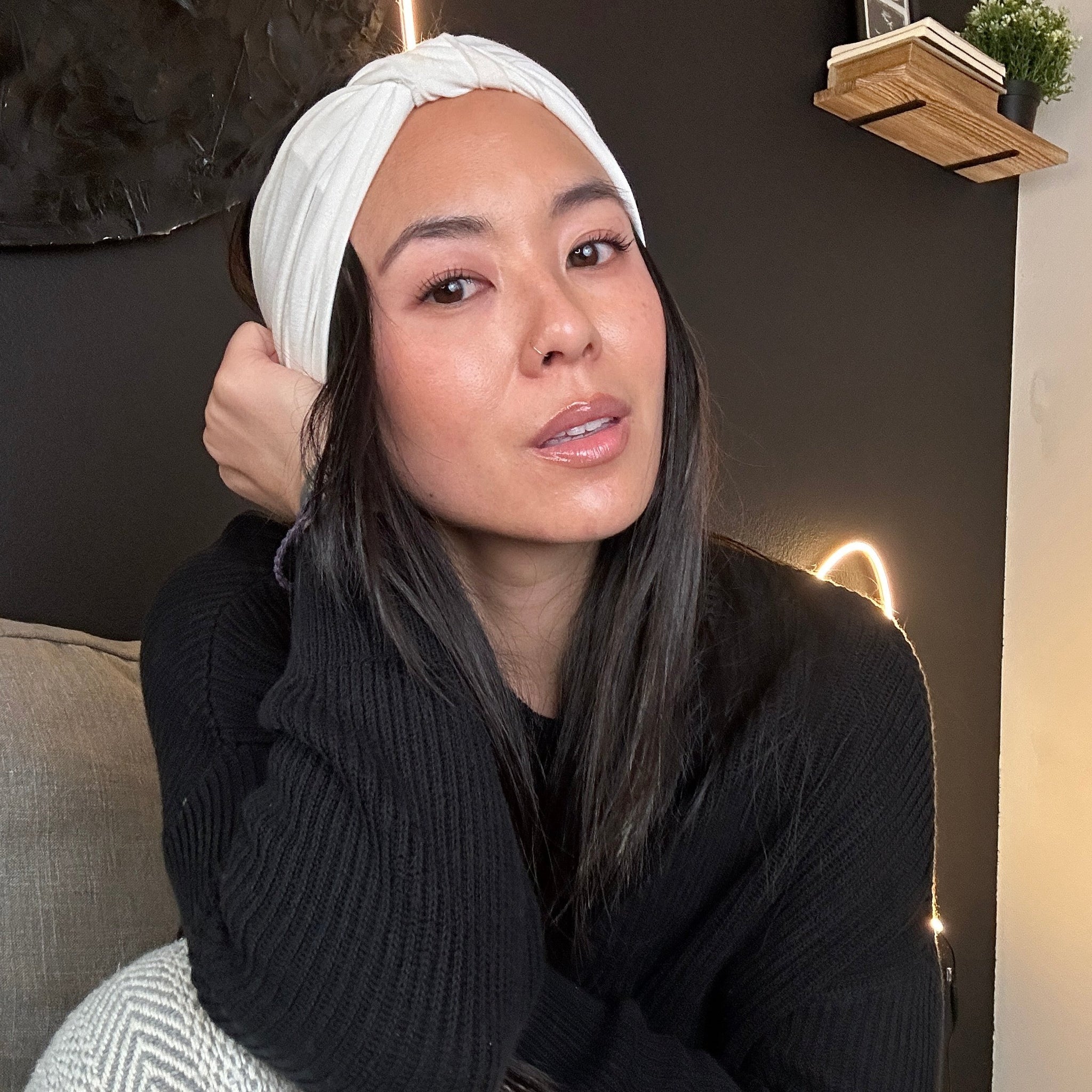 ooakshell adjustable headband • tide • salt point 